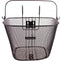 Dunlop Fietsmand Stuur 22L - Afneembaar met Handvat en Haken - Metaal Zwart - 34 x 24,5 x 26 cm