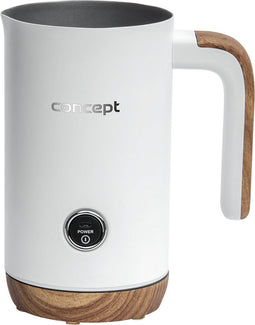 CONCEPT - Melkopschuimer 500W - 3 standen - Roestvrij staal - Wit