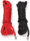 Fifty Shades Restrain Me Bondage Rope Twin Pack - Zwart/ Zilver