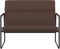 vidaXL - Bankje - 100x64x80 - cm - kunstleer - bruin