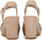 POSH by Poelman MARY - Sandalen met hak - Imitatiesuède - Beige