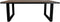 HSM Collection Eettafel Rechthoekig U-poot 120cm Walnoot Bruin Acaciahout/Metaal