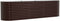 vidaXL - Tuin - Plantbed - Bruin - 320x80x81 - cm - Gegalvaniseerd - Staal