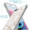 iMoshion Hoesje Geschikt voor iPhone 8 Plus / 7 Plus Hoesje Met Koord - iMoshion Design Hoesje met Koord - Wit / Meerkleurig / Goud / White Graphic