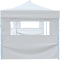 vidaXL - Partytent - pop-up - met - 5 - zijwanden - 3x9 - m - wit