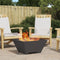 vidaXL - Vuurkorf - Vierkant - Zwart - 60x60x30 - cm - Staal