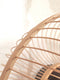 GOOD&MOJO Wandlamp Hokkaido - Bamboe Zwart - Ø38cm - Binnen