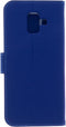 Accezz Samsung Galaxy A6 (2018) - Wallet Softcase Bookcase - 3 Pashouders - Donkerblauw