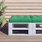 vidaXL - Palletkussen - stof - groen