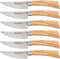 Jean Dubost Laguiole steakmessenset 6-delig, olijf