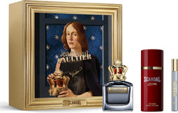 Jean Paul Gaultier Scandal Pour Homme Eau de Toilette 100ml Deodorant 150ml Travel Spray 10ml Gift Set