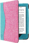 Jeans Hoesje Geschikt voor Kobo Nia Sleepcover Hoesje - Cover Roze - ereader hoesje - cover