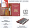 Jeans style RFID Paspoort hoesje Anti Skim / Paspoorthouder Blauw - Cognac