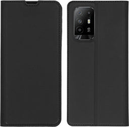 iMoshion Hoesje Geschikt voor Oppo A94 (5G) Hoesje Met Pasjeshouder - iMoshion Slim Folio Bookcase - Zwart
