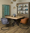 Tower living Soria Tree-trunk square dining table 150x150 - top 4