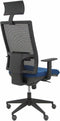 Bureaustoel met hoofdsteun Horna Piqueras y Crespo BALI200 Marineblauw