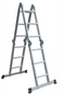 Batavia Aluminium Multifunctionele Ladder 4x3 sporten - Hoogte 165 cm - Werkhoogte 339 cm - Compact