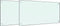 vidaXL - Spatschermen - keuken - 2 - st - 80x50 - cm - gehard - glas - wit