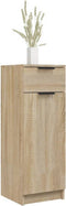 vidaXL - Badkamerkast - 32x34x90 - cm - bewerkt - hout - sonoma - eikenkleurig