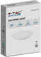 V-TAC VT-1807-N Ronde LED Mini-panelen - Premium Serie - IP20 - Wit - 18W - 1400 Lumen - 2700K