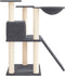 vidaXL - Kattenmeubel - met - sisal - krabpalen - 83 - cm - crèmekleurig