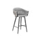 Kruk Home ESPRIT Zwart Grijs Metaal 58 x 53 x 101 cm