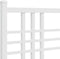 vidaXL - Bedframe - met - hoofdbord - metaal - wit - 100x200 - cm