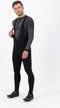 Rogelli Core Bibtight - Lange Fietsbroek Heren - Race pasvorm zonder zeem - Zwart - Maat XXL