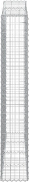 vidaXL - Schanskorven - 3 - st - gewelfd - 200x30x180/200 - cm - ijzer