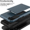 imoshion Hoesje Geschikt voor Samsung Galaxy S21 Hoesje - Ruimte voor 2 pasjes - imoshion Backcover met pasjeshouder - Donkerblauw
