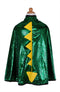 Great Pretenders Verkleedkledij Draak/Ridder - Omkeerbare cape - 110-116cm - 5-6 jaar - Multi