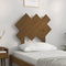 vidaXL - Hoofdbord - 72,5x3x81 - cm - massief - grenenhout - honingbruin