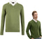 Milanoro Herenpullover - Overhemdkraag - Groen - M