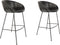 Zuiver Feston Barkruk 76 cm Zwart - Set van 2