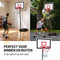 Dunlop Basketbalset Junior - Verstelbaar 165-205 cm - Standaard met bal en pomp