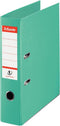 Esselte No.1 Kunststof A4 Ordner met Etikethouder - 2-Rings - Rugbreedte Van 75mm- Capaciteit van 500 Vel - Lichtgroen