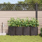 vidaXL - Tuinplanters - met - Waterirrigatiesysteem - 4 - stuks - Bruin
