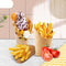 Frietzakjes, popcornzak, snackbekers, pak van 40 fritesdozen voor frites Kraft-papieren bekers Kraft-papieren bekers Frozen Dessert Benodigdheden Taarten bakken