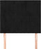 vidaXL - Hoofdborden - 2 - st - 80x5x78/88 - cm - fluweel - zwart