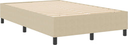vidaXL - Boxspringbed - Lichtgroen - Grijs - Small - Double - Corduroy - Stof