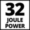 Einhell Elektrische Breekhamer TE-DH 32 - 1500 W - 32 J - SDS-Max - Punt en platte beitel - Transport-/Opbergkoffer