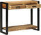 vidaXL - Console - Tafel - 90x33x75 - cm - Massief - Ruig - Mango - Hout