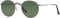 Ray-Ban Round Metal - Zonnebril - Unisex - Groen G-15 - Staalgrijs
