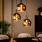 Furntastik Hanglamp, 3-lichts,H850 goud