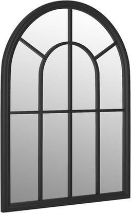 vidaXL - Tuinspiegel - 60x45 - cm - ijzer - zwart