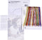 Thea Gouverneur - Borduurpakket met telpatroon - 2074A - Voorgesorteerde DMC Garens - Wilde Bloemen Kussen - Aida - 41 cm x 41 cm - DIY Kit