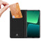 Telefoon hoesje geschikt voor Xiaomi 13 Pro - Dux Ducis Skin Pro Book case - Zwart