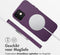 Accezz iPhone 12 Pro / 12 - Back Cover - MagSafe Leather - Heath Purple