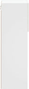 vidaXL - Tv-meubels - met - LED-verlichting - 2 - st - 30,5x30x90 - cm - wit