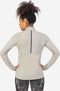Rogelli Sage - Hardloopshirt - Lange Mouwen - Dynatherm Flex - Taupe/Zwart - Maat 2XL